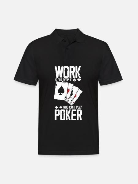 Poker - Polo Homme - noir