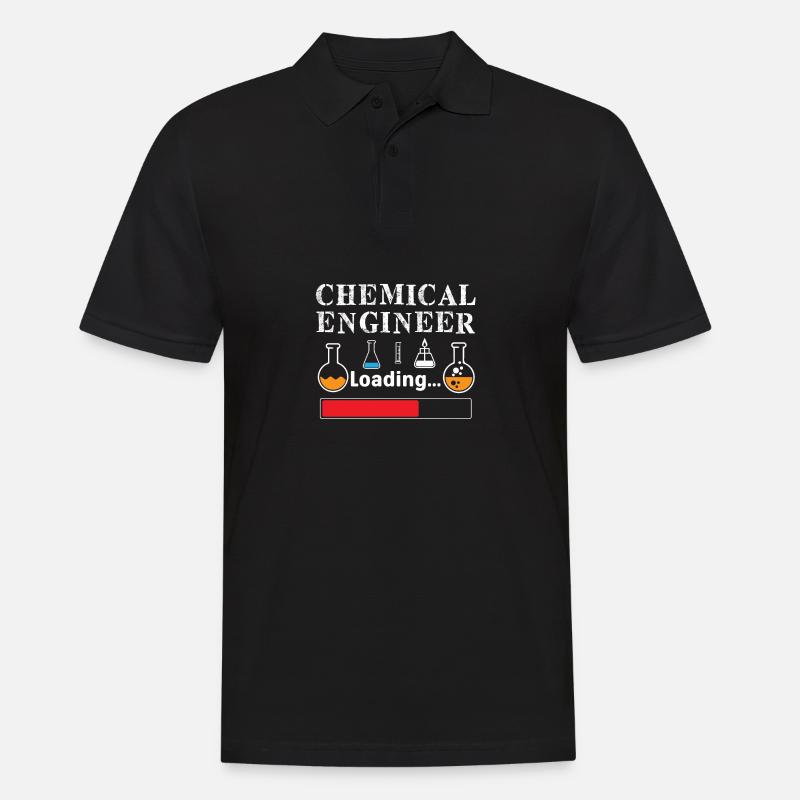 Chemielaborant - Männer Poloshirt - Schwarz