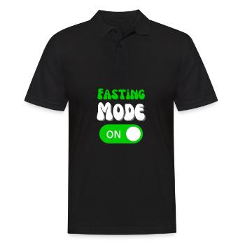 Intermittent Fasting Mode On Diet Keto Weight Loss - Men's Polo Shirt - black - Front - Kai (181cm)