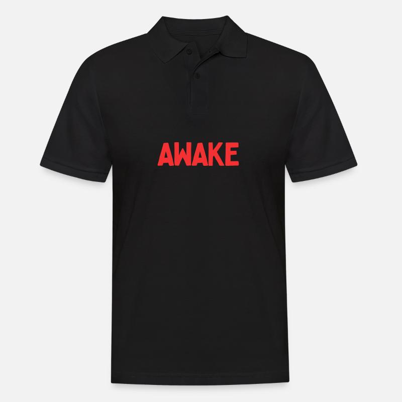 Wach - Männer Poloshirt - Schwarz