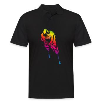 Vélo de course vélo cadeau vélo de course vélo - Polo Homme - noir - Devant - Kai (181cm)