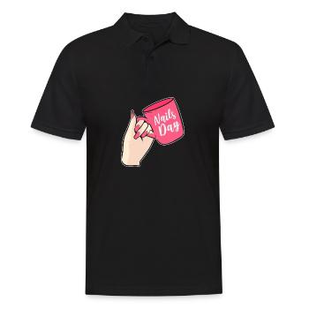 Nails Day Manucure Poison - Polo Homme - noir - Devant - Kai (181cm)