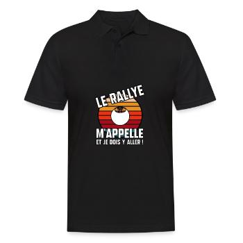 Le rallye m’appelle - Polo Homme - noir - Devant - Kai (181cm)