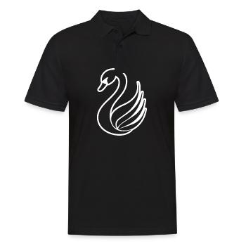 Cygnes cygnes - Polo Homme - noir - Devant - Kai (181cm)