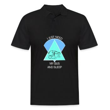 Chauffeur d’autobus scolaire Chauffeur d’autobus scolaire - Polo Homme - noir - Devant - Kai (181cm)