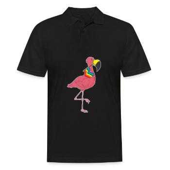 Gay Pride Schwul Lesbisch LGBT LGBTQ Geschenk - Männer Poloshirt - Schwarz - Vorne - Kai (181cm)