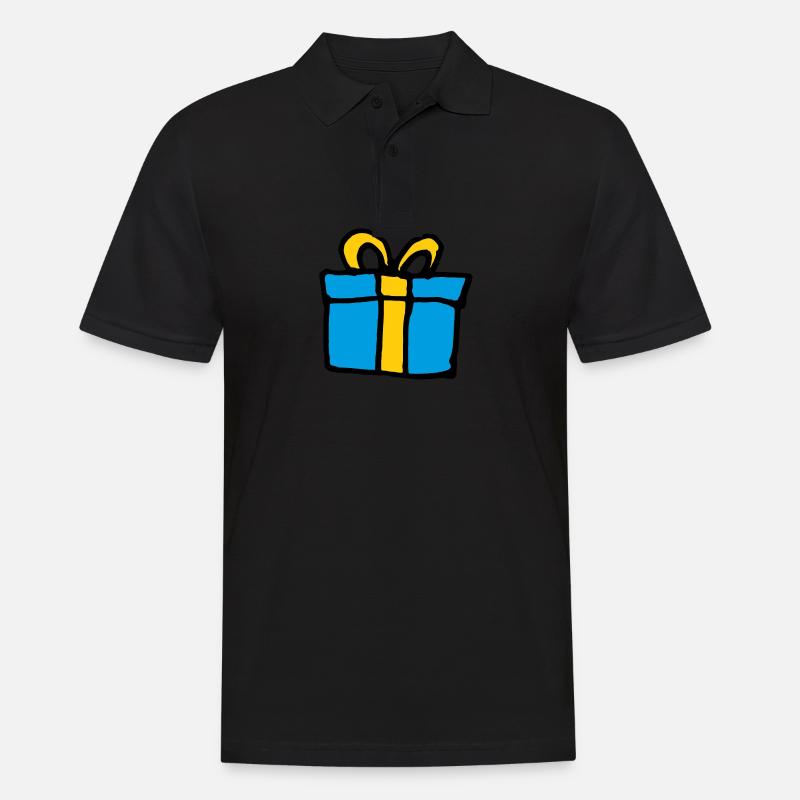 Geschenk Geschenkidee - Männer Poloshirt - Schwarz