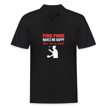 Nicht so viel Joker oder Komiker Geschenk - Männer Poloshirt - Schwarz - Vorne - Kai (181cm)