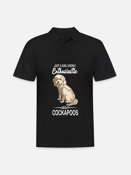 Cockapoo Geschenk | Hunde Hunderasse Haustier Hund - Männer Poloshirt - Schwarz