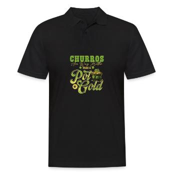 Churros Sind Viel Besser Als Ein Topf Gold St - Männer Poloshirt - Schwarz - Vorne - Kai (181cm)