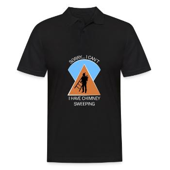 Schornsteinfeger Schlotfeger - Männer Poloshirt - Schwarz - Vorne - Kai (181cm)