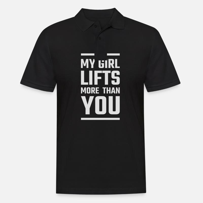 Fitness Work Out Training Exercice Muscles - Polo Homme - noir