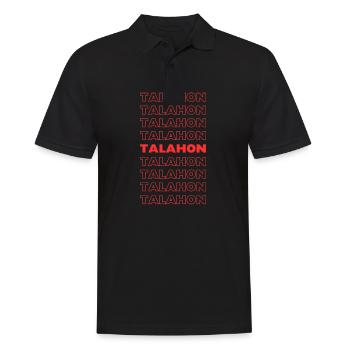 Talahon - Männer Poloshirt - Schwarz - Vorne - Kai (181cm)