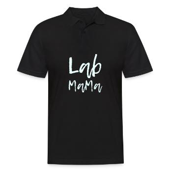 Dog Lovers Lab Mama Labrador Retriever Besit - Men's Polo Shirt - black - Front - Kai (181cm)