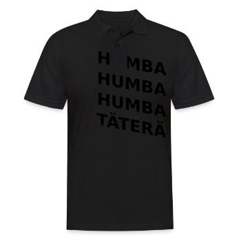 humba humba agresseurs vector - Polo Homme - noir - Devant - Kai (181cm)