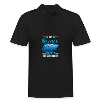 Croisière Le bateau appelle j’ai besoin de partir vacances - Polo Homme - noir - Devant - Kai (181cm)