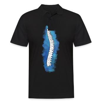 Physiothérapeute chiropracteur physiothérapie - Polo Homme - noir - Devant - Kai (181cm)