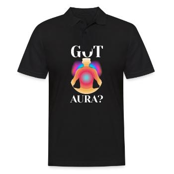Got Aura Trendy Viral - Men's Polo Shirt - black - Front - Kai (181cm)