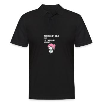 Neurology Girl Doctor ou Neurologist Gift - Polo Homme - noir - Devant - Kai (181cm)
