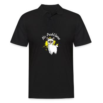 Pas de poison pour les amoureux des animaux problamama - Polo Homme - noir - Devant - Kai (181cm)
