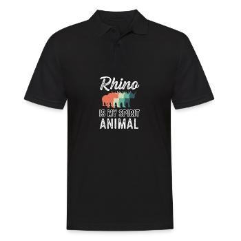 Mon Animal Personne Forte Poison - Polo Homme - noir - Devant - Kai (181cm)