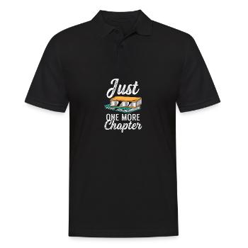 Another Chapter Book Lovers Poison - Men's Polo Shirt - black - Front - Kai (181cm)