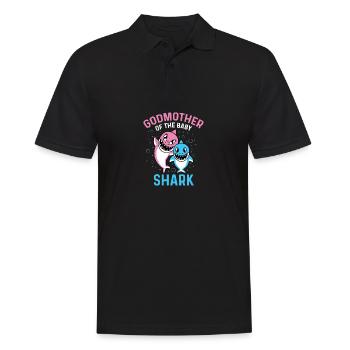 Hai-Mutter Schutzperson Gift - Männer Poloshirt - Schwarz - Vorne - Kai (181cm)