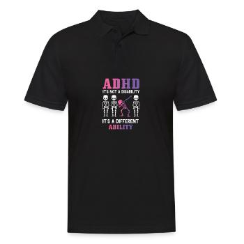 Eine andere Fähigkeit Neurologe Geschenk - Männer Poloshirt - Schwarz - Vorne - Kai (181cm)