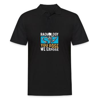 We put poison from Ob-Gynem - Men's Polo Shirt - black - Front - Kai (181cm)