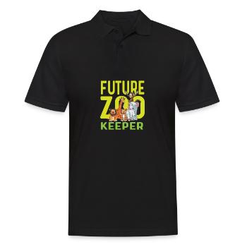 Future Zookeeper Zoologist Poison - Men's Polo Shirt - black - Front - Kai (181cm)