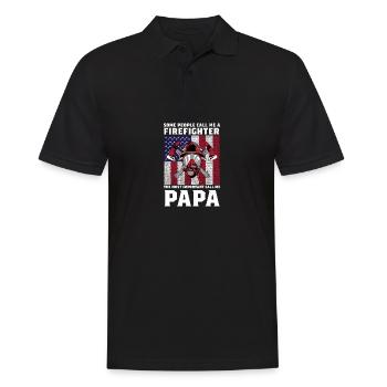 Call Me Dad Loving Father Gift - Men's Polo Shirt - black - Front - Kai (181cm)