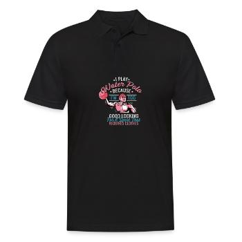 Zu gut aussehend Passende Person Geschenk - Männer Poloshirt - Schwarz - Vorne - Kai (181cm)