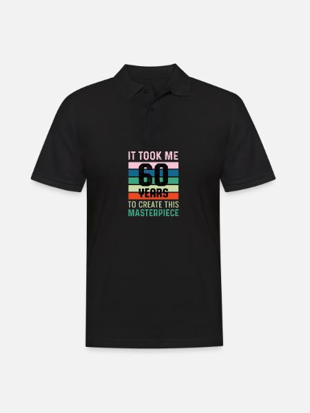 This Masterpiece Graceful Grandpa Poison - Men's Polo Shirt - black