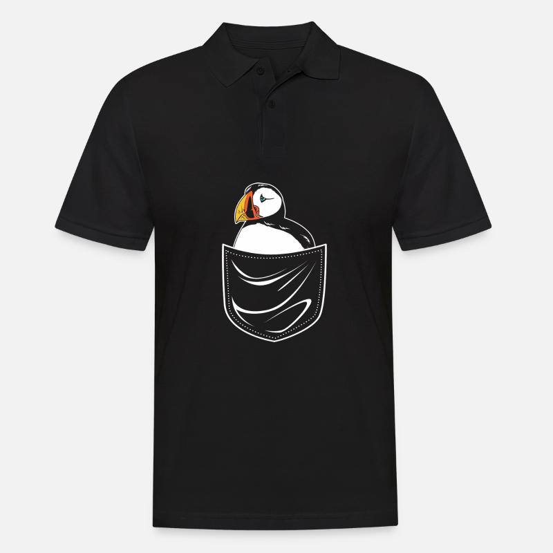 Macareux Papageientaucher - Polo Homme - noir