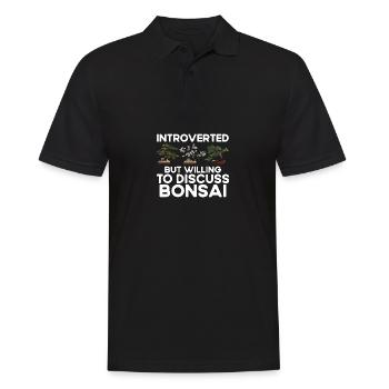 Cool Bonsai Tree Design for Bonsai Lovers Budd - Men's Polo Shirt - black - Front - Kai (181cm)