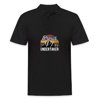 Undertaker Superherofunny Quote Vintage Dad - Men's Polo Shirt - black - Front - Kai (181cm)