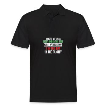 Humour de Noël -Hommes Femmes Favoris Drôle Nous - Polo Homme - noir - Devant - Kai (181cm)