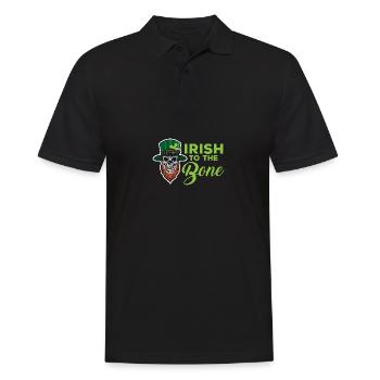 Irisch bis The Bone St. Patricks Tag Lustiger Zita - Männer Poloshirt - Schwarz - Vorne - Kai (181cm)