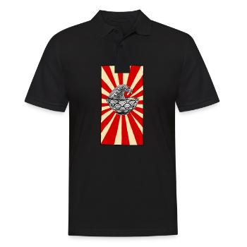 Ramen Manga - Men's Polo Shirt - black - Front - Kai (181cm)