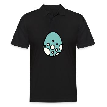 Dino Ei Baby - Polo Homme - noir - Devant - Kai (181cm)