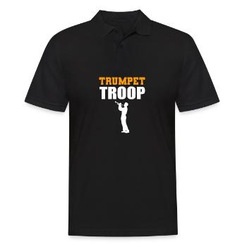 Trompete Truppe Künstler Gift - Männer Poloshirt - Schwarz - Vorne - Kai (181cm)