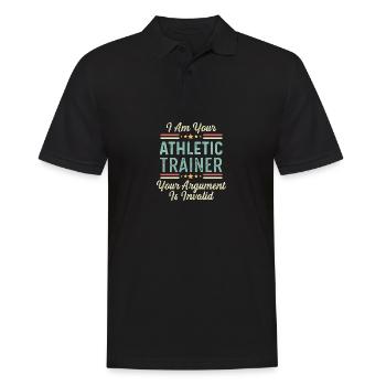 Your argument is invalid Strict Trainer Gesche - Men's Polo Shirt - black - Front - Kai (181cm)