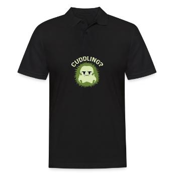Câliner? Poison doux et aimant - Polo Homme - noir - Devant - Kai (181cm)