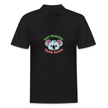 Les siestes gardent le poison des gourmets - Polo Homme - noir - Devant - Kai (181cm)