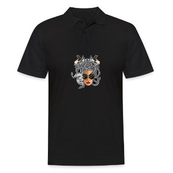 Rauchen von Unkraut Kettenraucher Gift - Männer Poloshirt - Schwarz - Vorne - Kai (181cm)