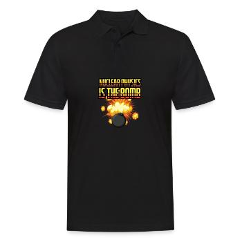 Nuclear physics Scientist or instructor poison - Men's Polo Shirt - black - Front - Kai (181cm)