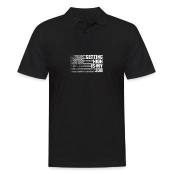 Arboriculteur bûcheron bûcheron drôle chirurgien d’arbre - Polo Homme - noir - Devant - Kai (181cm)
