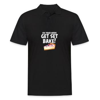 British Backshow Back Tees - Männer Poloshirt - Schwarz - Vorne - Kai (181cm)