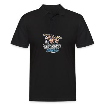 Mermaid Bday Party Party Squad Float Mermaid S - Polo Homme - noir - Devant - Kai (181cm)