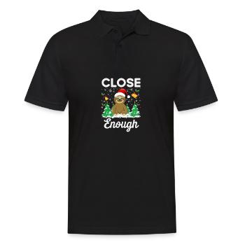 Assez proche Sloth Christmas Santa Sloth Christmas - Polo Homme - noir - Devant - Kai (181cm)